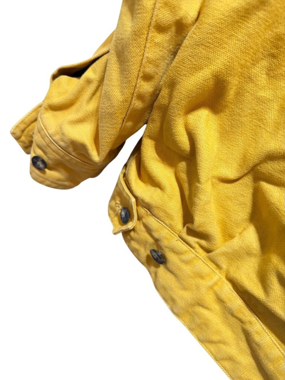 Lewis Creek Vintage 90's Yellow Duck Canvas Plaid Lined Harrington Bomber Jacket - Picture 10 of 10